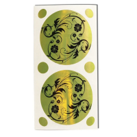 ЧИСТОВЬЕ Стикини для солярия с защитой для родинок "золото" (50 пар/упк)