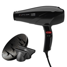 Электрофен для волос GA.MA PLUMA 5500 ION SYSTEM C OXY ACTIVE (черный)