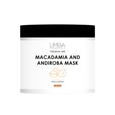 Limba Cosmetics Питательная маска для волос Premium Line Macadamia and Andiroba mask (500 мл)