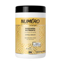 BRELIL PROFESSIONAL Numero Nourishing Mask With Shea Butter Маска для волос питательная с маслом карите (1000 мл) 