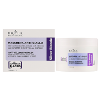 BRELIL PROFESSIONAL Silver Blonde Treatment Anti-Yellowing Mask Маска для нейтрализации желтизны волос (220мл) 