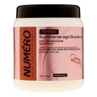 BRELIL PROFESSIONAL Illuminating Mask With Precious Oils Маска для придания волосам блеска с ценными маслами (1000 мл) 