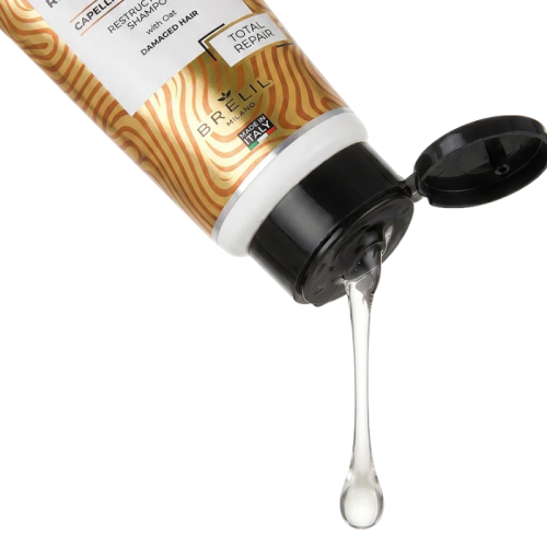 BRELIL PROFESSIONAL Numero Restructuring Shampoo with Oats Восстанавливающий шампунь для волос с экстрактом овса (300 мл) 