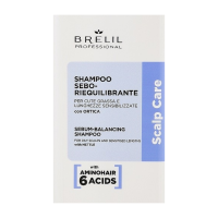 BRELIL PROFESSIONAL Scalp Care Treatmen Sebum Balancing Shampoo Шампунь для жирной кожи головы и ослабленных волос (15 мл)