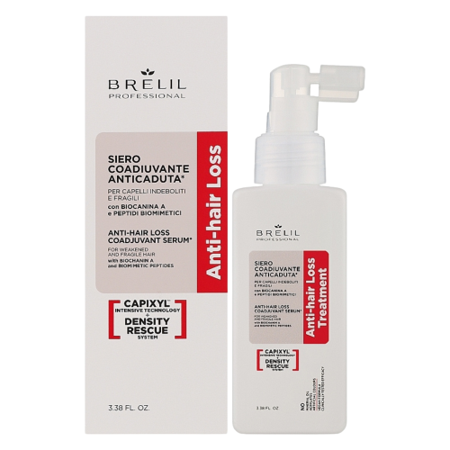 BRELIL PROFESSIONAL Anti-Hair Loss Treament Coadjuvant Serum Сыворотка против выпадения волос для ослабленных и хрупких волос (100мл) 