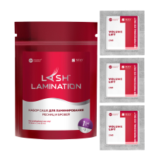 INNOVATOR COSMETICS SEXY LAMINATION Набор саше с составом №1 VOLUME LIFT для ламинирования ресниц и бровей (3 саше x 2мл) 