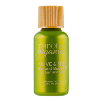 Chi Olive Organics Olive & Silk Hair and Body Oil Шелковое масло для волос и тела (15 мл)