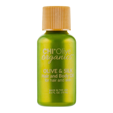 Chi Olive Organics Olive & Silk Hair and Body Oil Шелковое масло для волос и тела (15 мл)