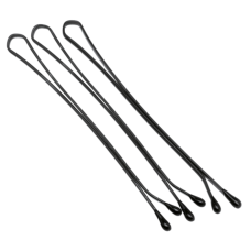 DEWAL PRO Невидимки 50 мм прямые, черные (24 шт/уп) SLN50P-1/24