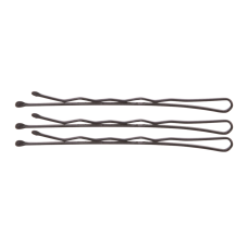 DEWAL PRO Невидимки 50 мм волна, черные (6 х 10/на блистере) CL3011B-1