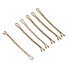 DEWAL PRO Невидимки 60 мм волна, золотистые (60 шт/уп) SLN60V-5/60