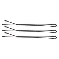 DEWAL PRO Невидимки 70 мм прямые, черные (4 х 10/на блистере) CL3021B