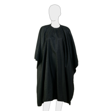 DEWAL PRO Пеньюар для стрижки "Буквы" (128 х 148 см) AF03Black