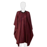 DEWAL PRO Пеньюар для стрижки "Буквы" (128 х 148 см) AF03Red