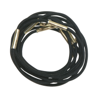 DEWAL PRO Резинки для волос черные, midi (10 шт) RE024