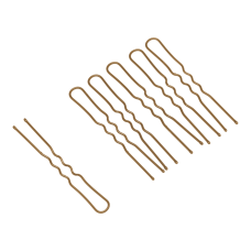 DEWAL PRO Шпильки 45 мм волна, коричневые (60 шт/уп) SLT45V-3/60