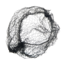 DEWAL PRO Сеточка-паутинка большая, черная (2 шт/уп) CE100