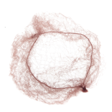 DEWAL PRO Сеточка-паутинка большая, коричневая (2 шт/уп) CE101