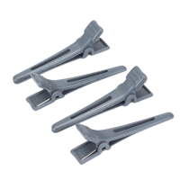 DEWAL PRO Зажим для волос одинарный, карбоновый, 4,5 см (50шт/уп) CL-2502CBN ШТУЧНО