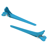 DEWAL PRO Зажим средний, металл, 5,5 см (12 шт/уп) CL2415 blue ШТУЧНО