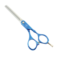 DEWAL PRO COLOUR STEP Парикмахерские ножницы филировочные 5,5" M31955AS-BL