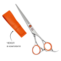TAYO ORANGE Парикмахерские ножницы прямые облегченные 6" TQ26M