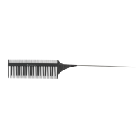 DEWAL PRO Расческа для мелирования металлическая (26 см) CO-67Black