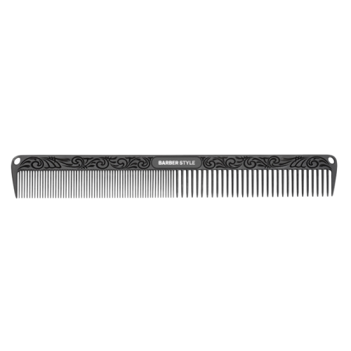 DEWAL PRO BARBER STYLE Расческа металлическая (20 см) JF10215black