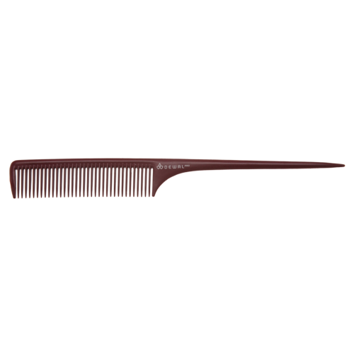 DEWAL PRO CARBON BORDO Расческа рабочая (23 см) CO-6101-CBN