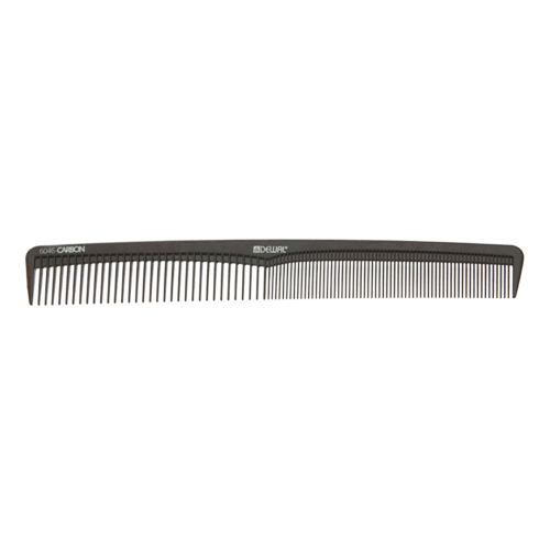 DEWAL PRO CARBON BRAWN Расческа рабочая (18,5 см) CO-6046-CARBON