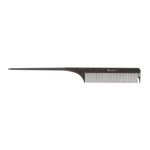 DEWAL PRO CARBON black Расческа рабочая JF2021