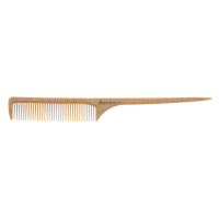 DEWAL PRO STYLE "ECOLOGY" Расческа с хвостиком, бежевая EK-4798