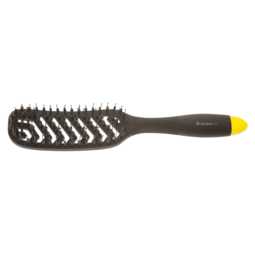 DEWAL PRO "BANANA BLACK" Щетка для укладки продувная 8 рядов BNN94