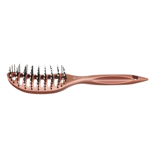 DEWAL PRO Щетка для укладки вогнутая продувная BR69539 brown
