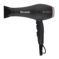 DEWAL PRO "TORNADO" Фен 2300 Вт 03-8010 Grey