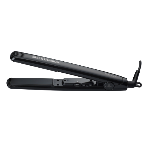 DEWAL PRO Black Titanium Щипцы для выпрямления волос 03-108