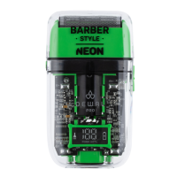 DEWAL PRO BARBER STYLE NEON Шейвер 03-082 Green