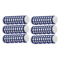 DEWAL BEAUTY Бигуди термо D 17 мм x 68 мм, синие (6шт/упак) 