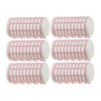 DEWAL BEAUTY Бигуди термо D 17 мм x 68 мм, розовые (6шт/упак)