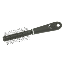 DEWAL BEAUTY Брашинг "Шарм", мини, с пластиковым штифтом, D 15 / 37 мм, 18 см (черный)
