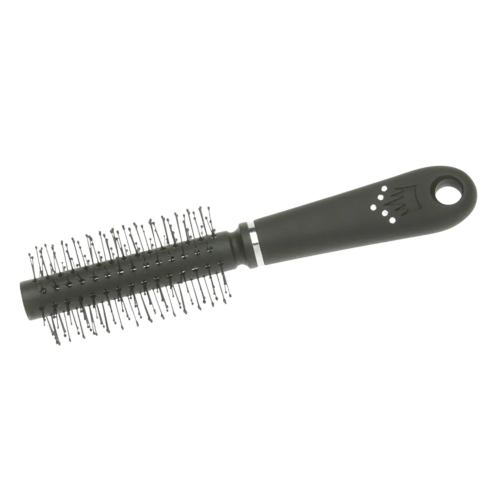 DEWAL BEAUTY Брашинг "Шарм", мини, с пластиковым штифтом, D 15 / 37 мм, 18 см (черный)