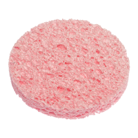DEWAL BEAUTY Спонж для снятия макияжа, розовый 60 x 60 x 8 мм (3 шт/упак., ПОШТУЧНО)
