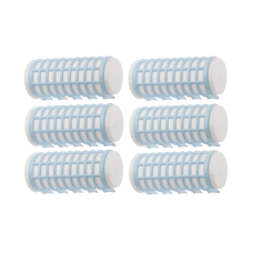 DEWAL BEAUTY Бигуди термо D 17 мм x 68 мм, голубые (6шт/упак)