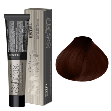 ESTEL De Luxe Silver Крем-краска 5/56 светлый шатен красно-фиолетовый (60 мл) 