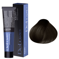 ESTEL De Luxe Крем-краска 5/71, светлый шатен коричнево-пепельный (60 мл)