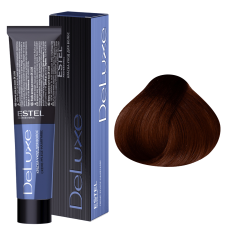 ESTEL De Luxe Крем-краска 6/4, темно-русый медный (60 мл)