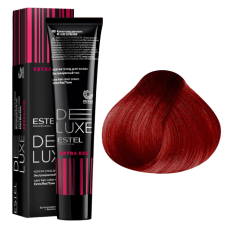 ESTEL De Luxe Крем-краска 66/46, тёмно-русый медно-фиолетовый, Extra Red (60 мл)