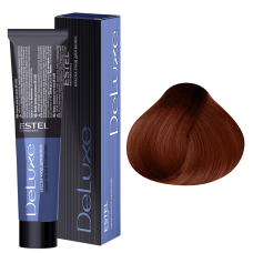 ESTEL De Luxe Крем-краска 7/43, русый медно-золотистый (60 мл)