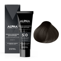 ESTEL ALPHA PRO Краска-камуфляж для бороды 4/0 (40 мл)