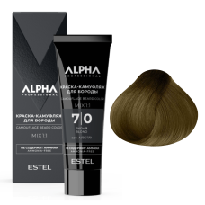 ESTEL ALPHA PRO Краска-камуфляж для бороды 7/0 (40 мл)